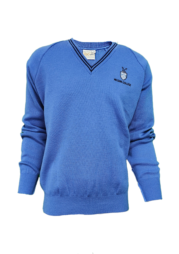 Nelson College Senior Jersey Light Blue